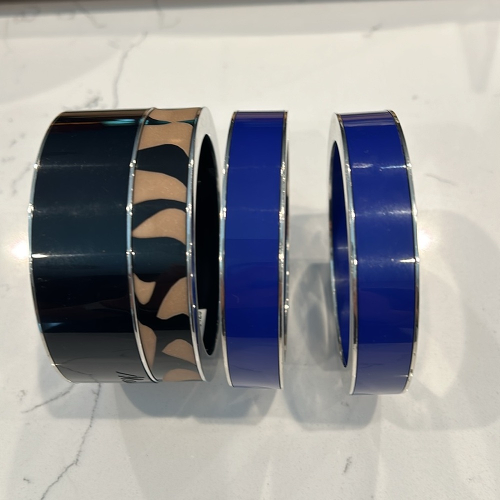 Max Mara Bangles Nabucco Bracelet set. Very Good Condition!